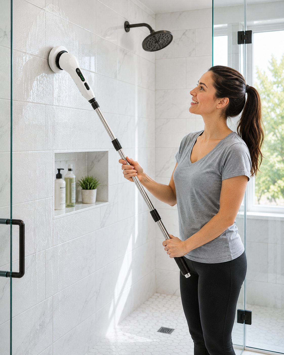 ScrubPro™ Electric Spin Scrubber: Clean Faster Without Hurting Your Back